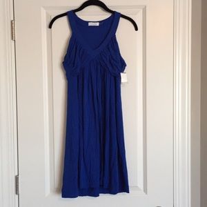 Blue halter dress. Calvin Klein. Size M.